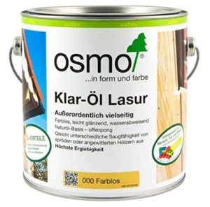 Holzpferd streichen mit Holzlasur, z.B. von OSMO