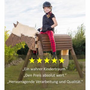 Wildkinder Holzpferd/Voltigierpferd auf Amazon.de